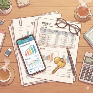 자산 관리 일러스트